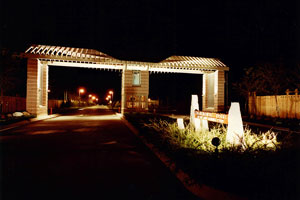 Entry Gates, Lighthouse Point Yacht & Tennis Club